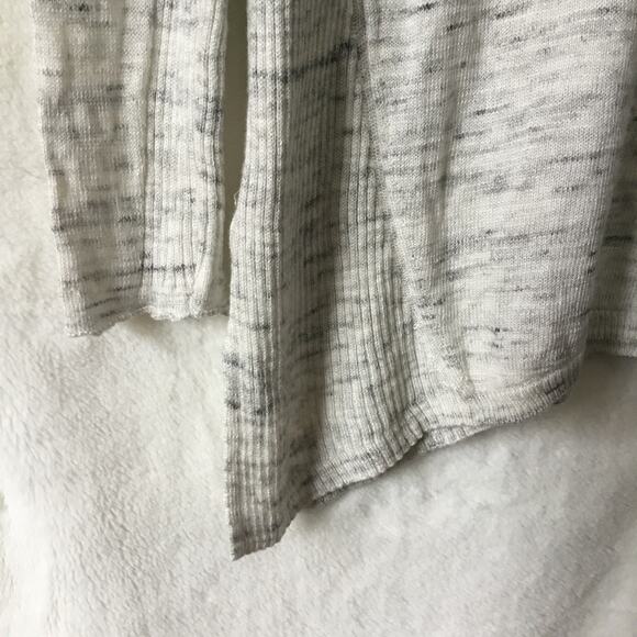 Lou & Grey Light Gray Ribside Boatneck Sweater Top - Picture 6 of 16